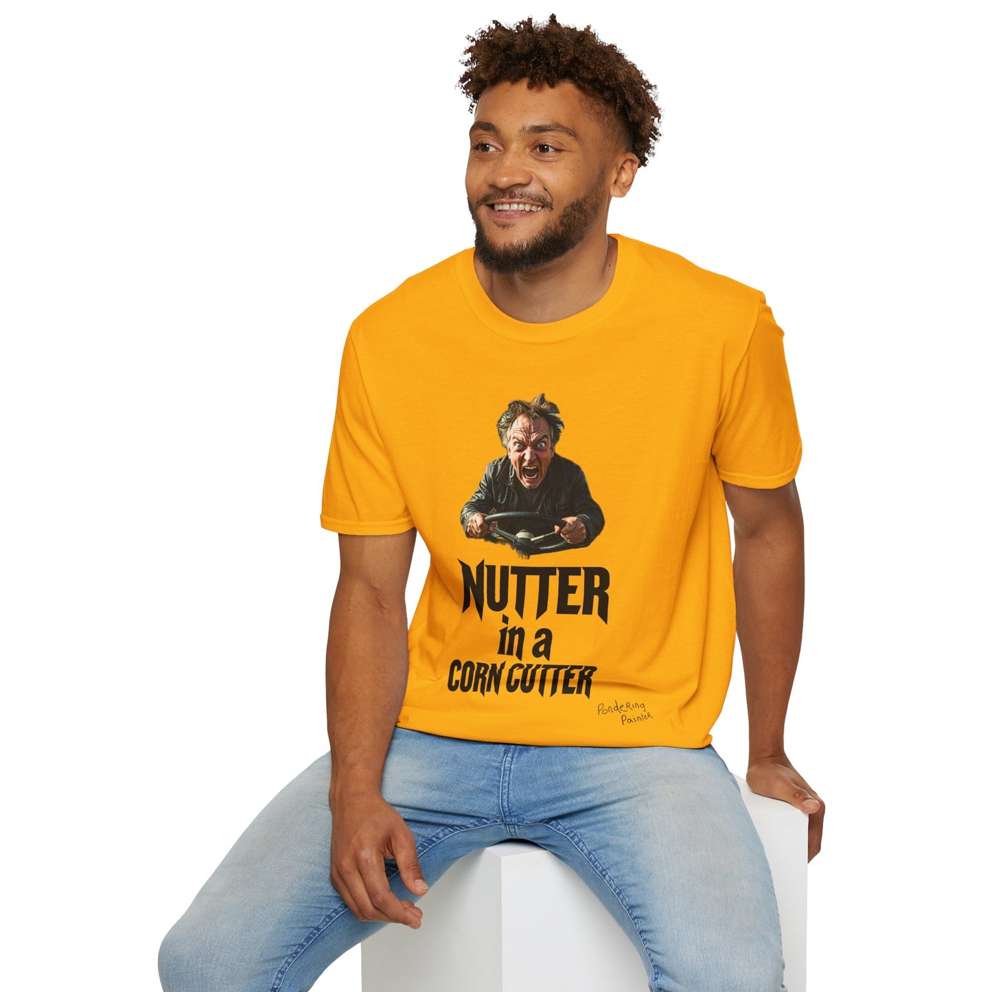 Nutter in a Corn Cutter T-Shirt