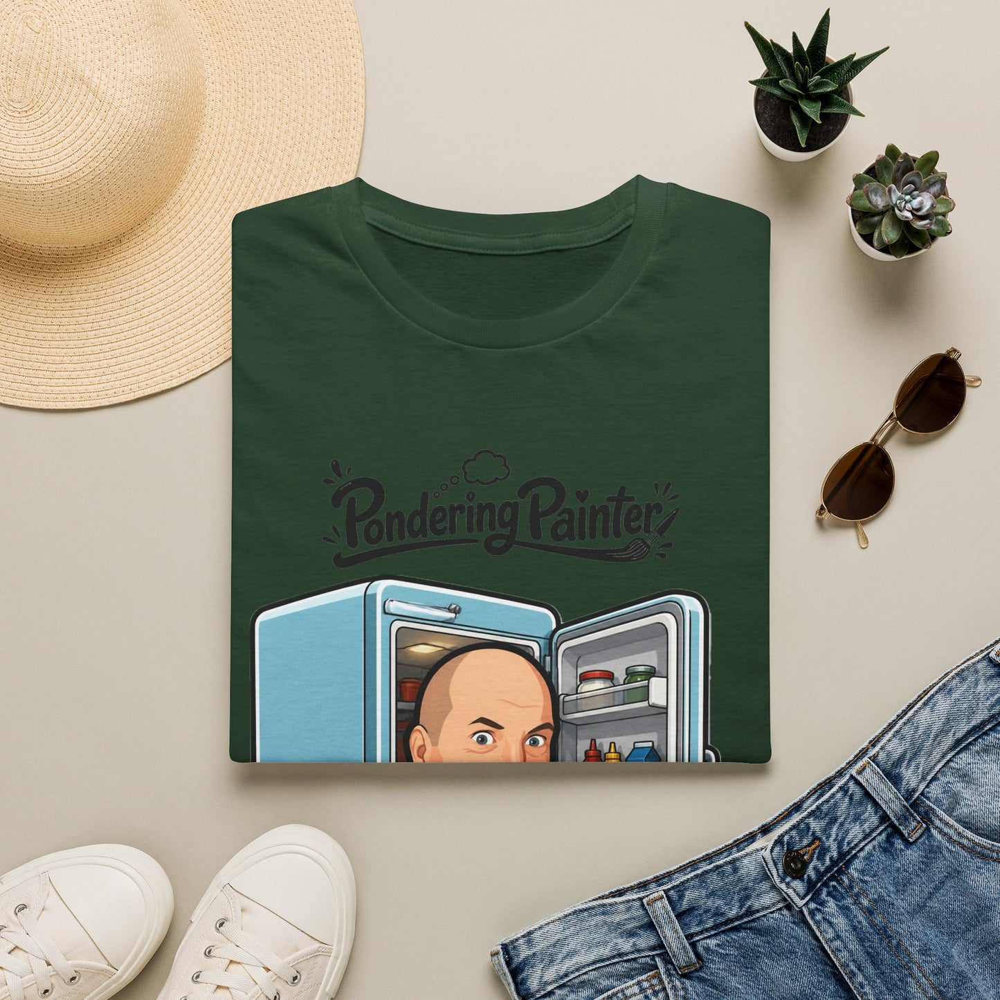 Pondering Painter In my fridge T-Shirt
