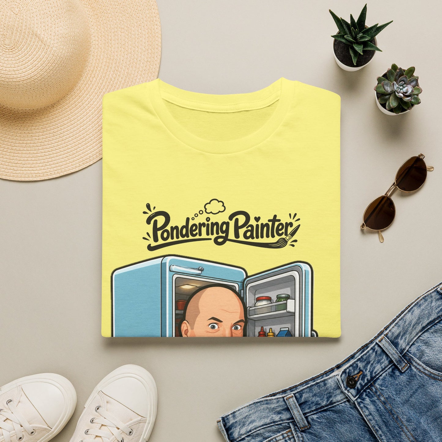Pondering Painter In my fridge T-Shirt