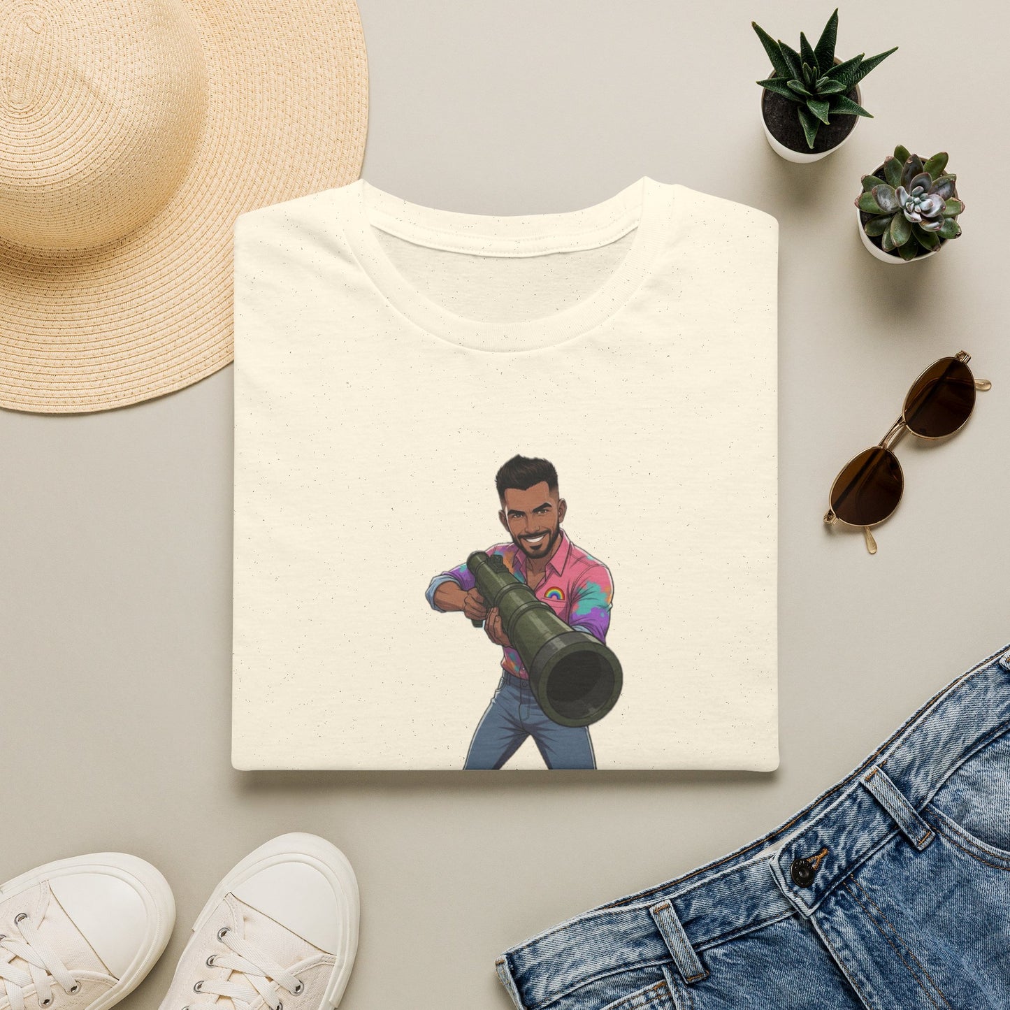 Gay Man With a Bazooka T-Shirt