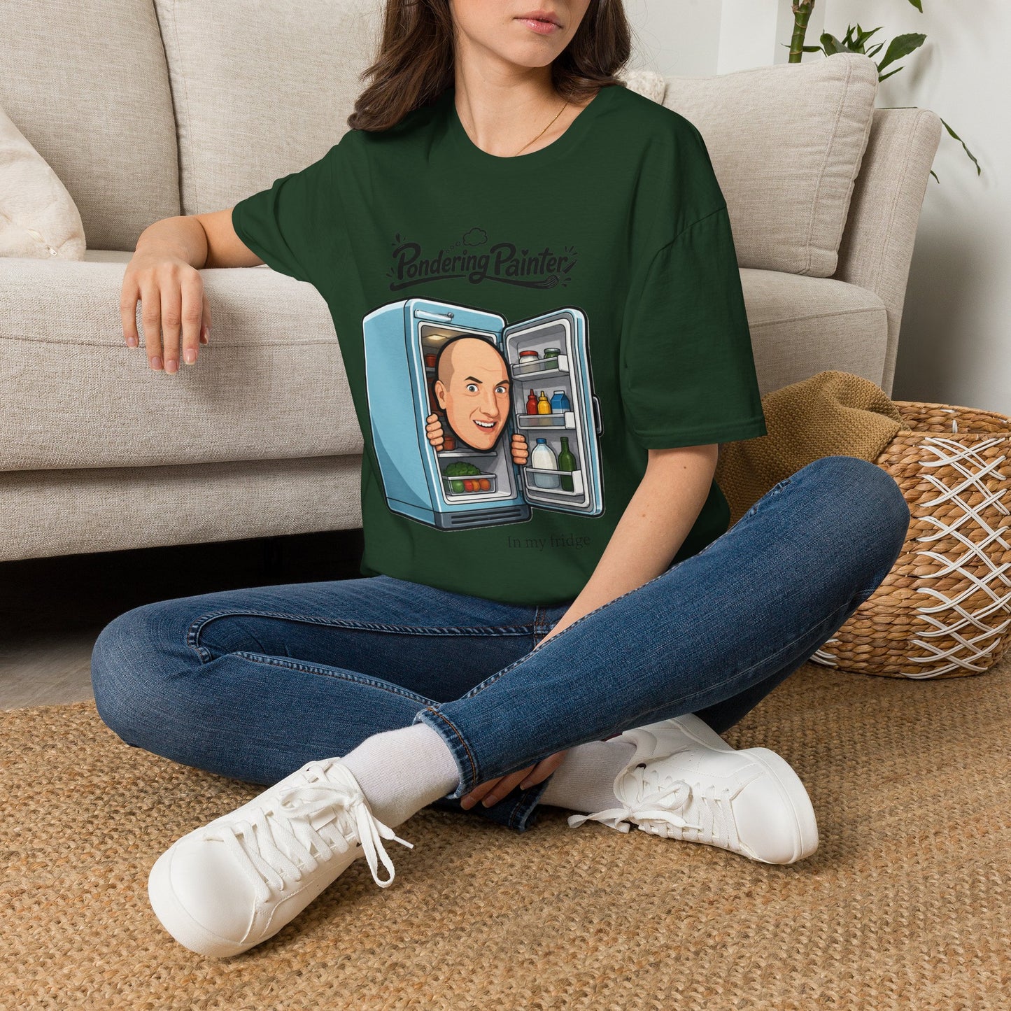 Pondering Painter In my fridge T-Shirt