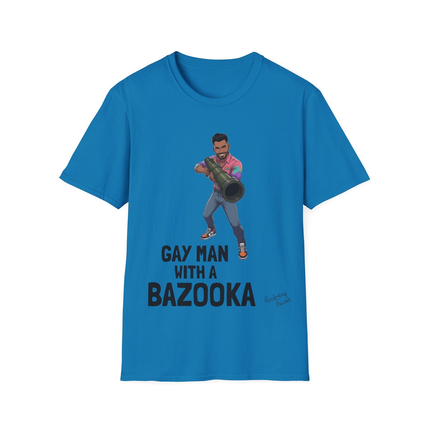 Gay Man With a Bazooka T-Shirt