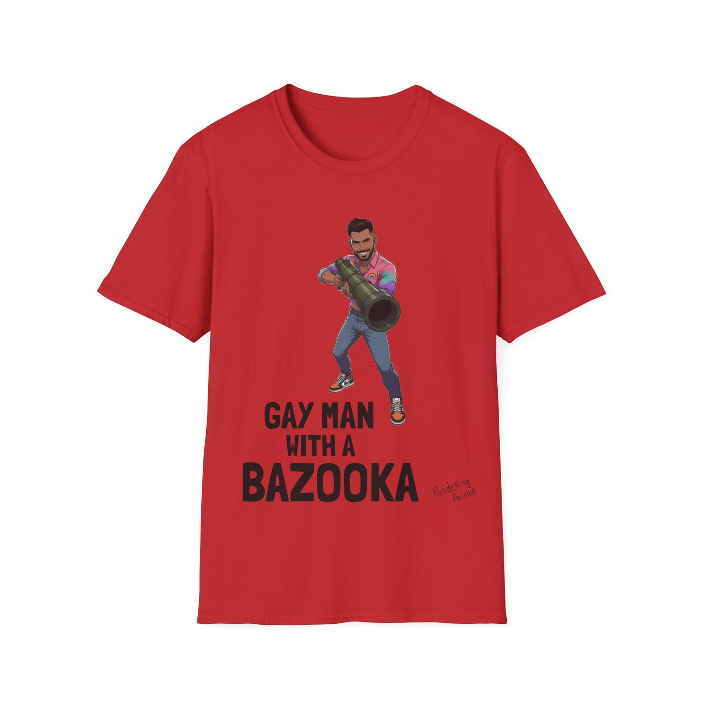 Gay Man With a Bazooka T-Shirt
