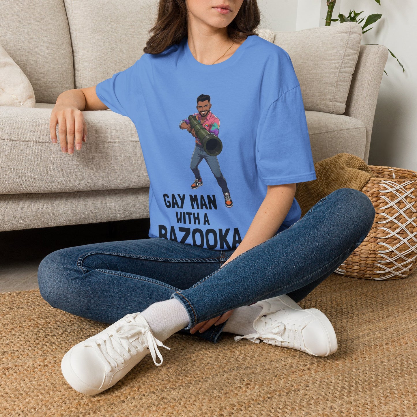 Gay Man With a Bazooka T-Shirt