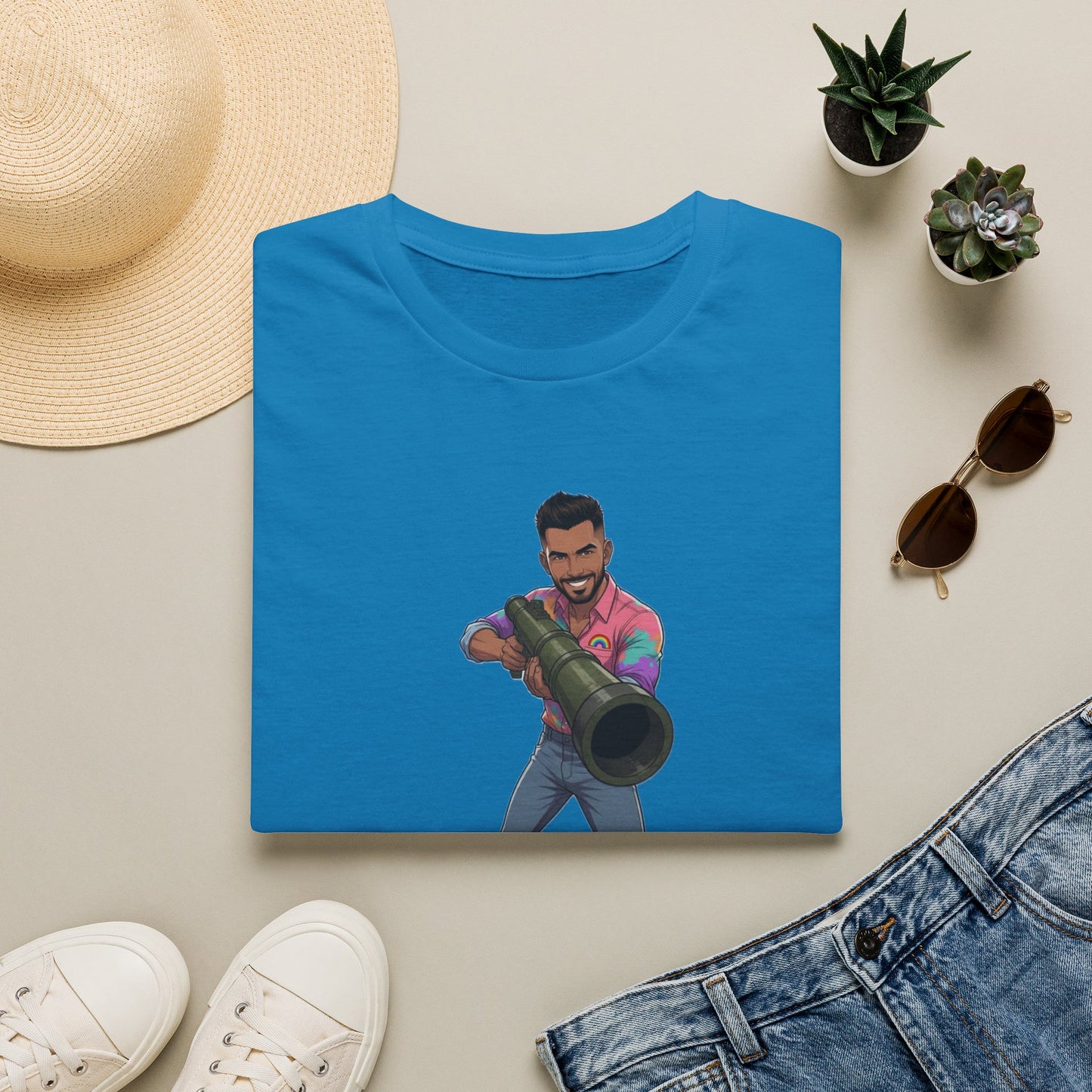 Gay Man With a Bazooka T-Shirt