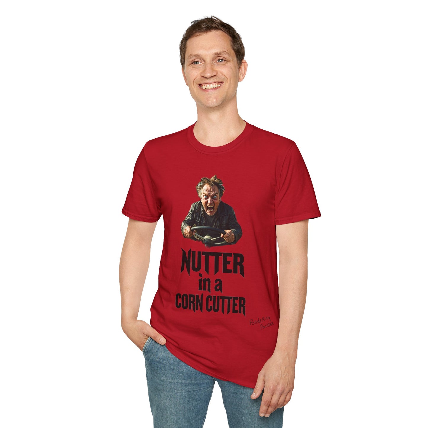 Nutter in a Corn Cutter T-Shirt
