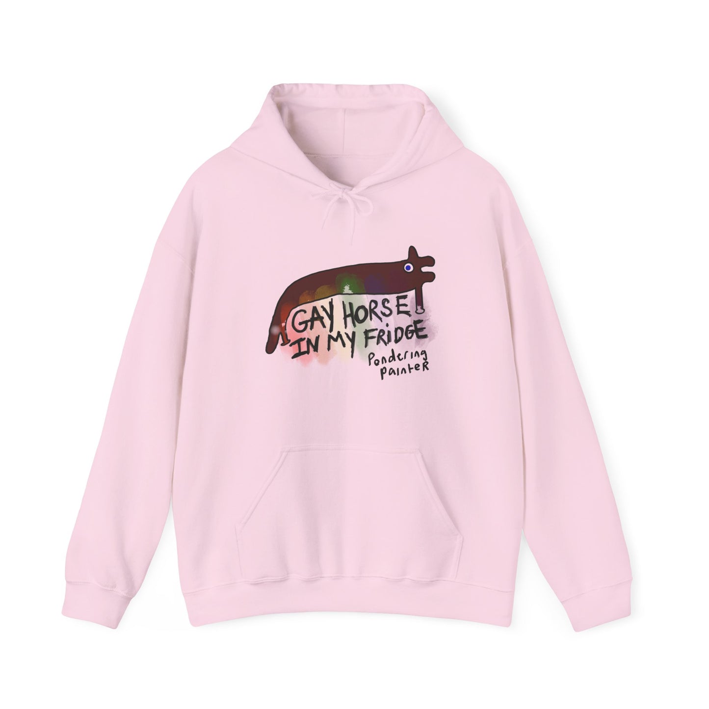 Gay Horse in My Fridge Hoodie