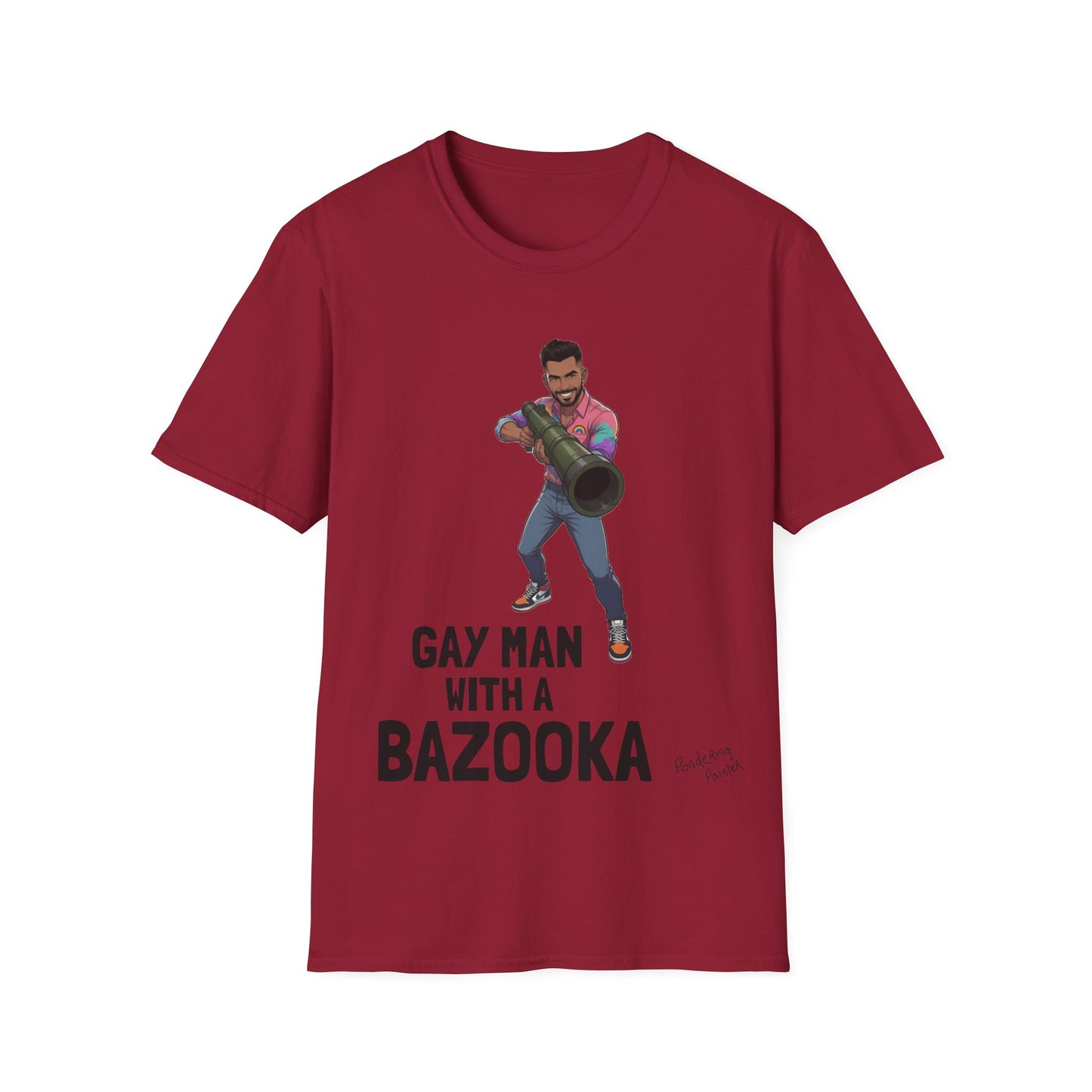 Gay Man With a Bazooka T-Shirt
