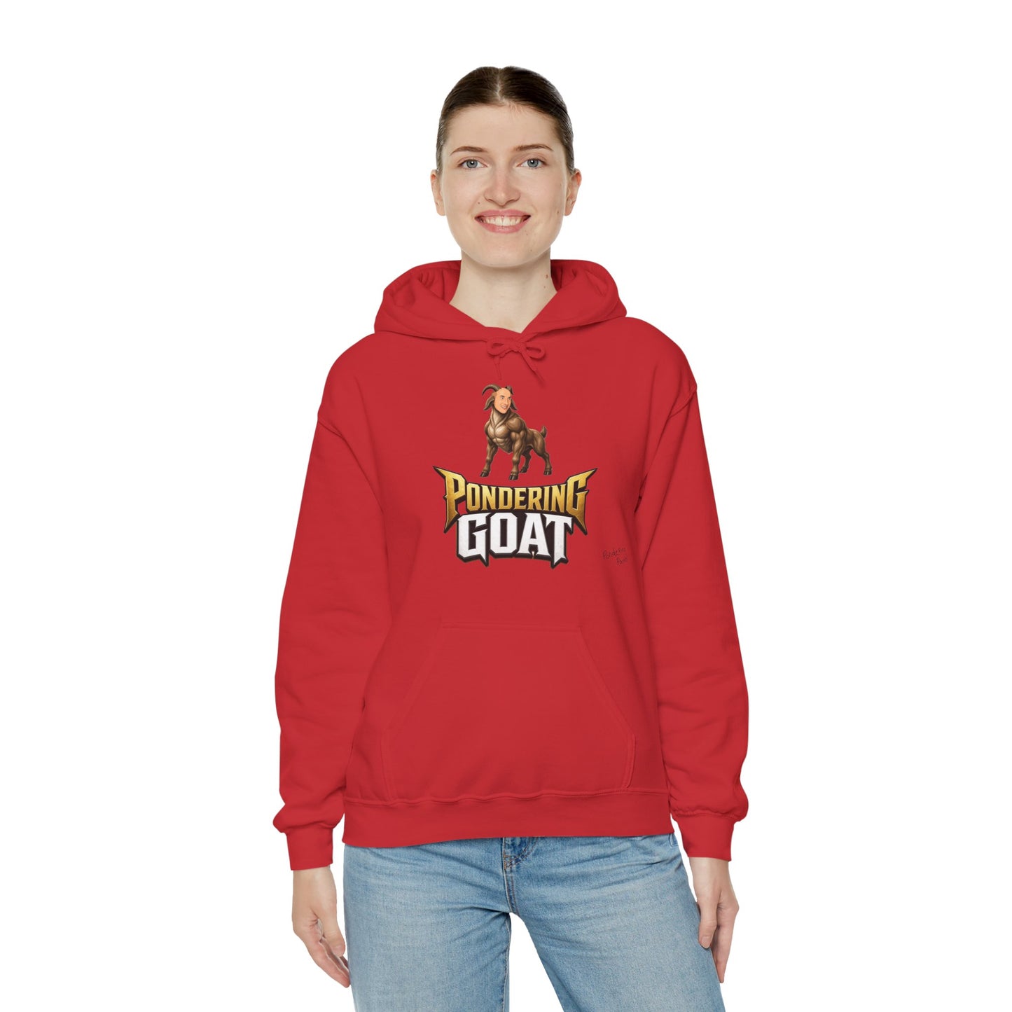 Pondering Goat Hoodie
