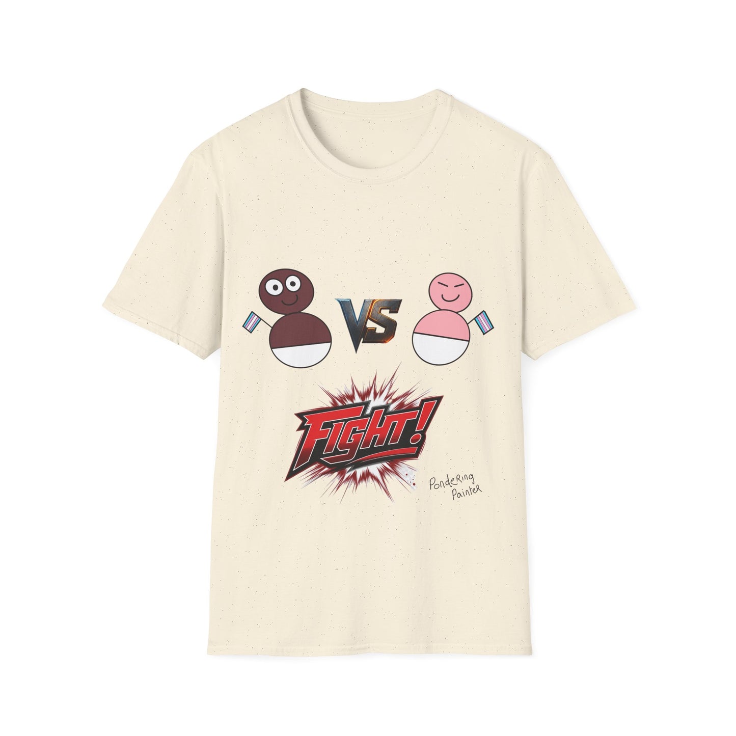 African Transgender Baby VS Chinese Transgender Baby FIGHT T-shirt
