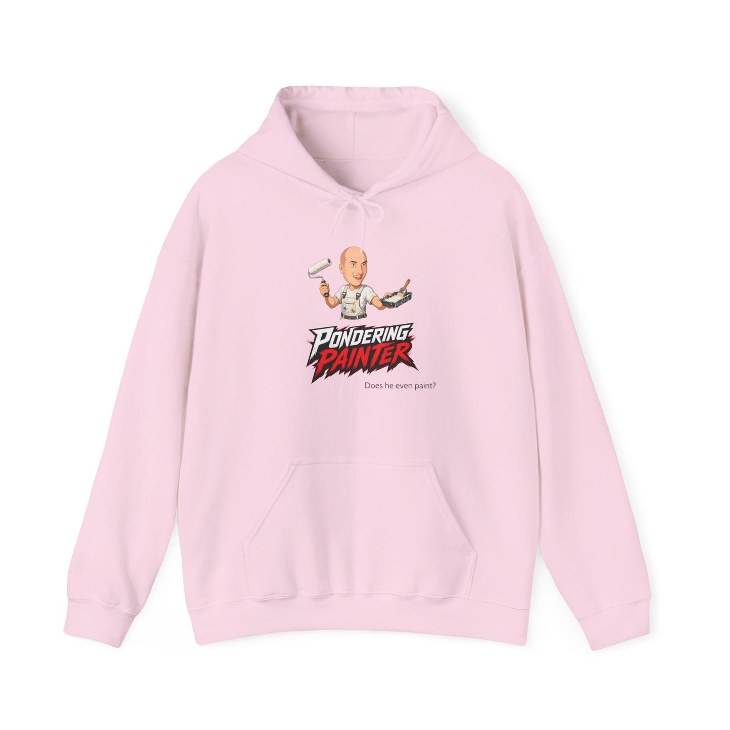Pondering Painter Actually Painting Hoodie