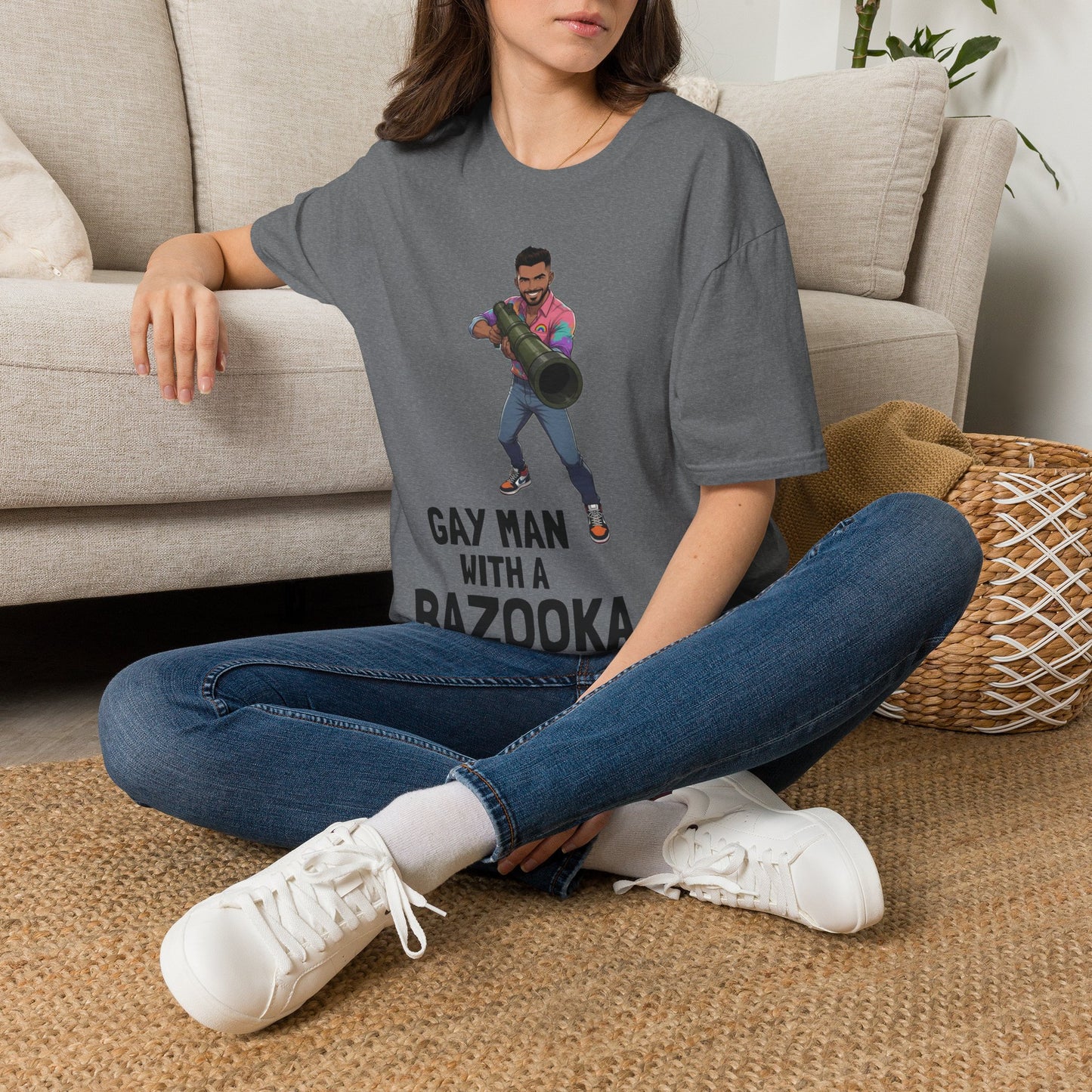 Gay Man With a Bazooka T-Shirt