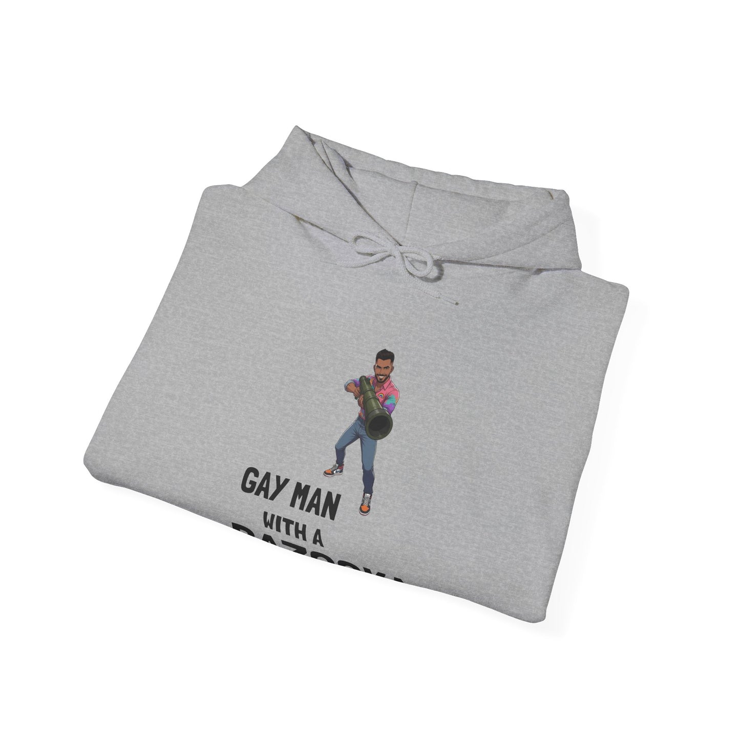 Gay Man With a Bazooka Hoodie
