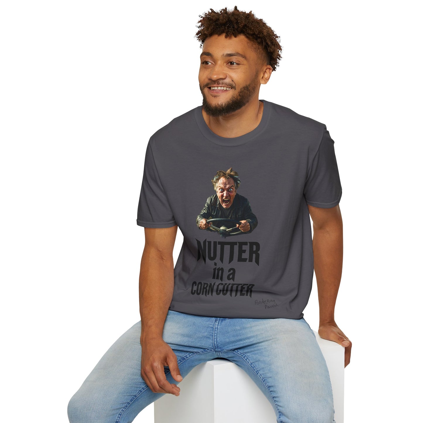 Nutter in a Corn Cutter T-Shirt