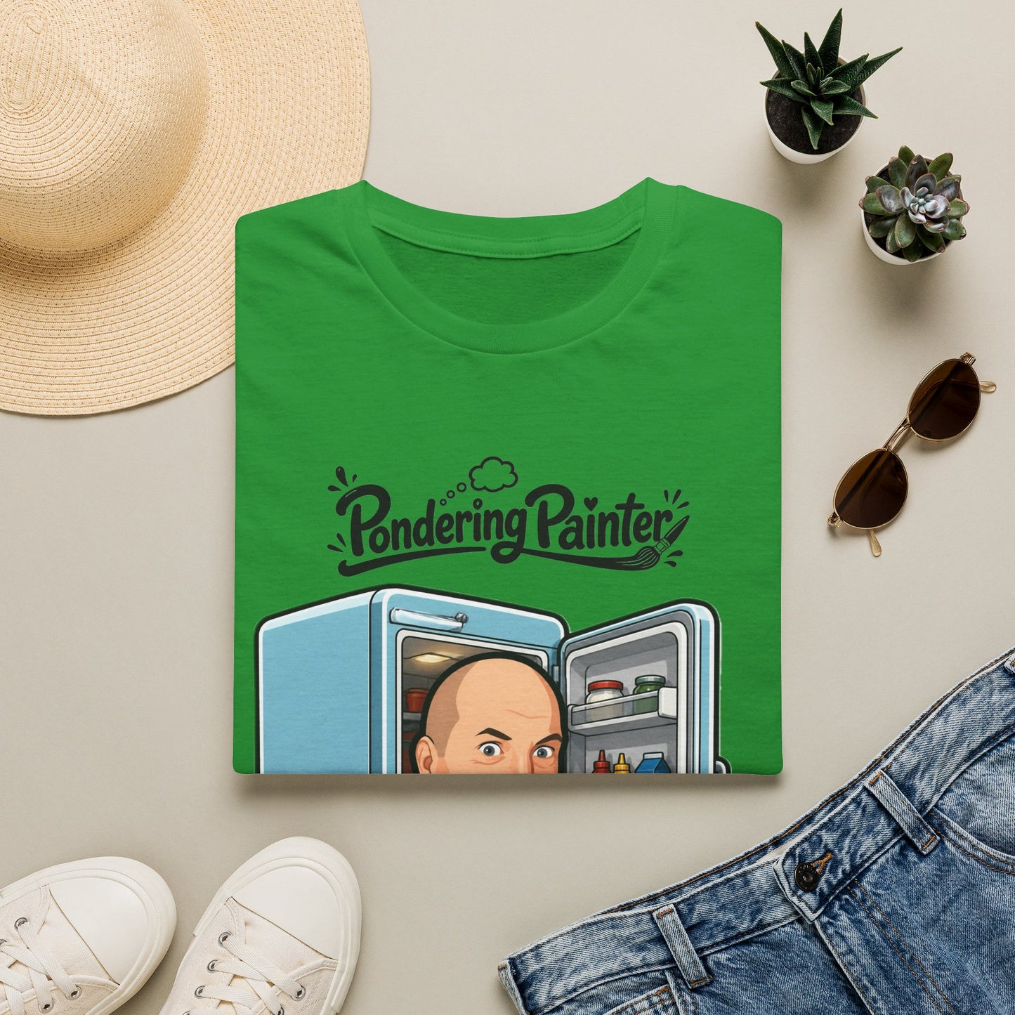 Pondering Painter In my fridge T-Shirt
