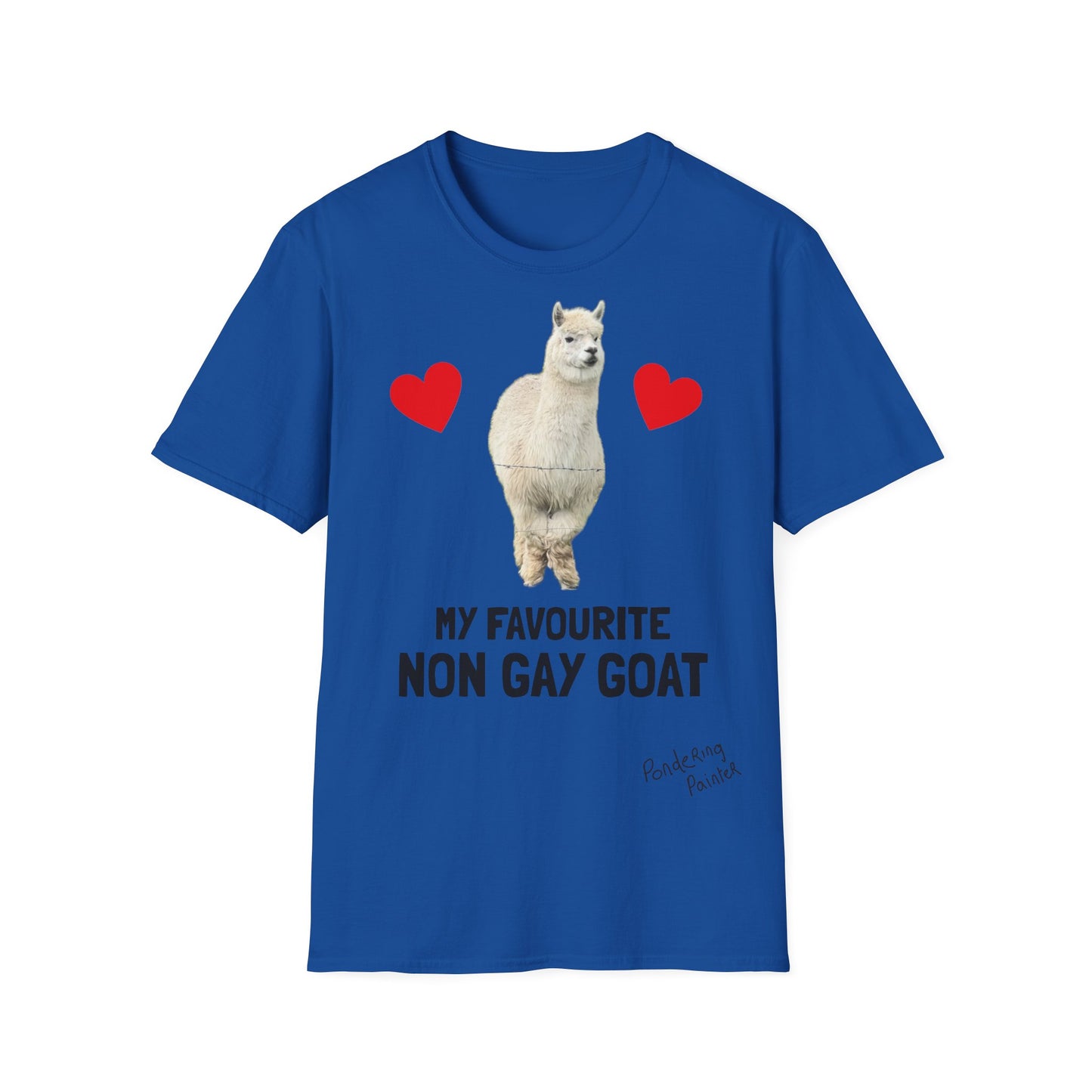 "My Favourite Non Gay Goat" Sebastian Graphic T-Shirt