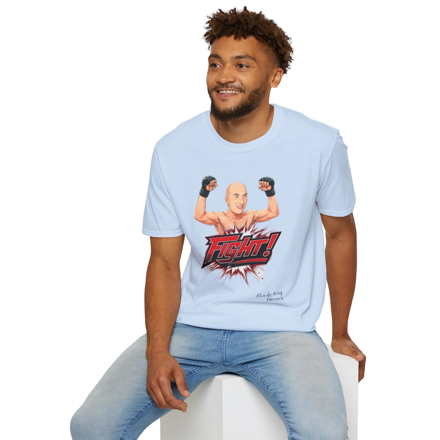 FIGHT! Pondering Painter T-Shirt