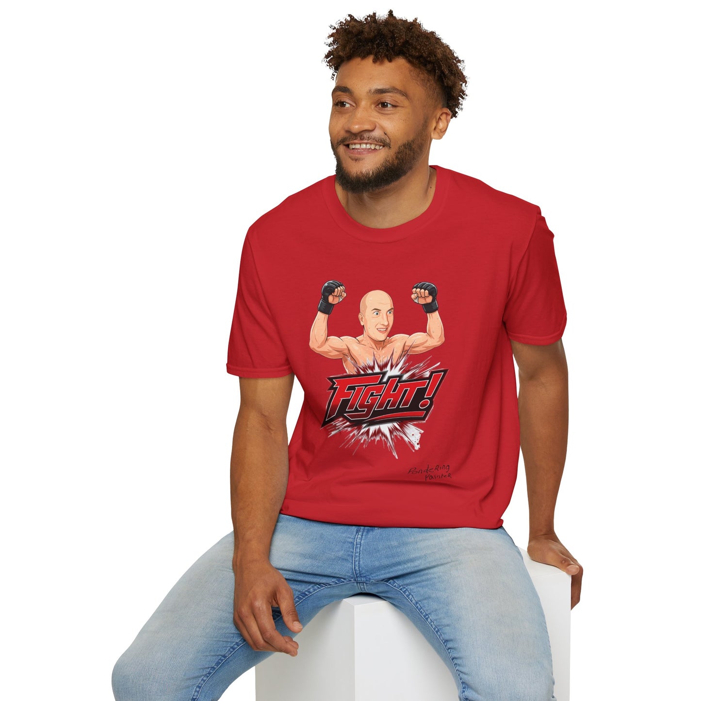 FIGHT! Pondering Painter T-Shirt