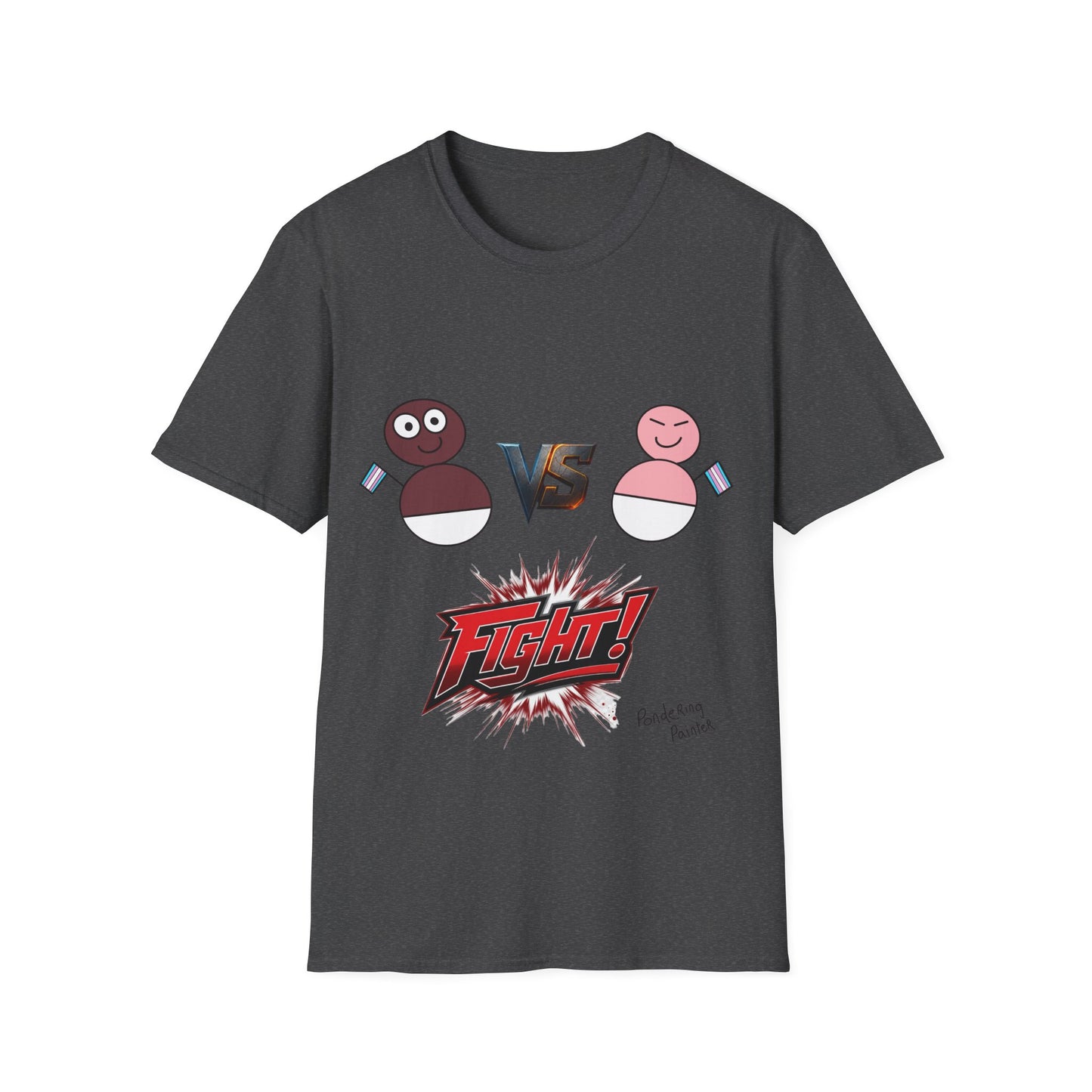 African Transgender Baby VS Chinese Transgender Baby FIGHT T-shirt