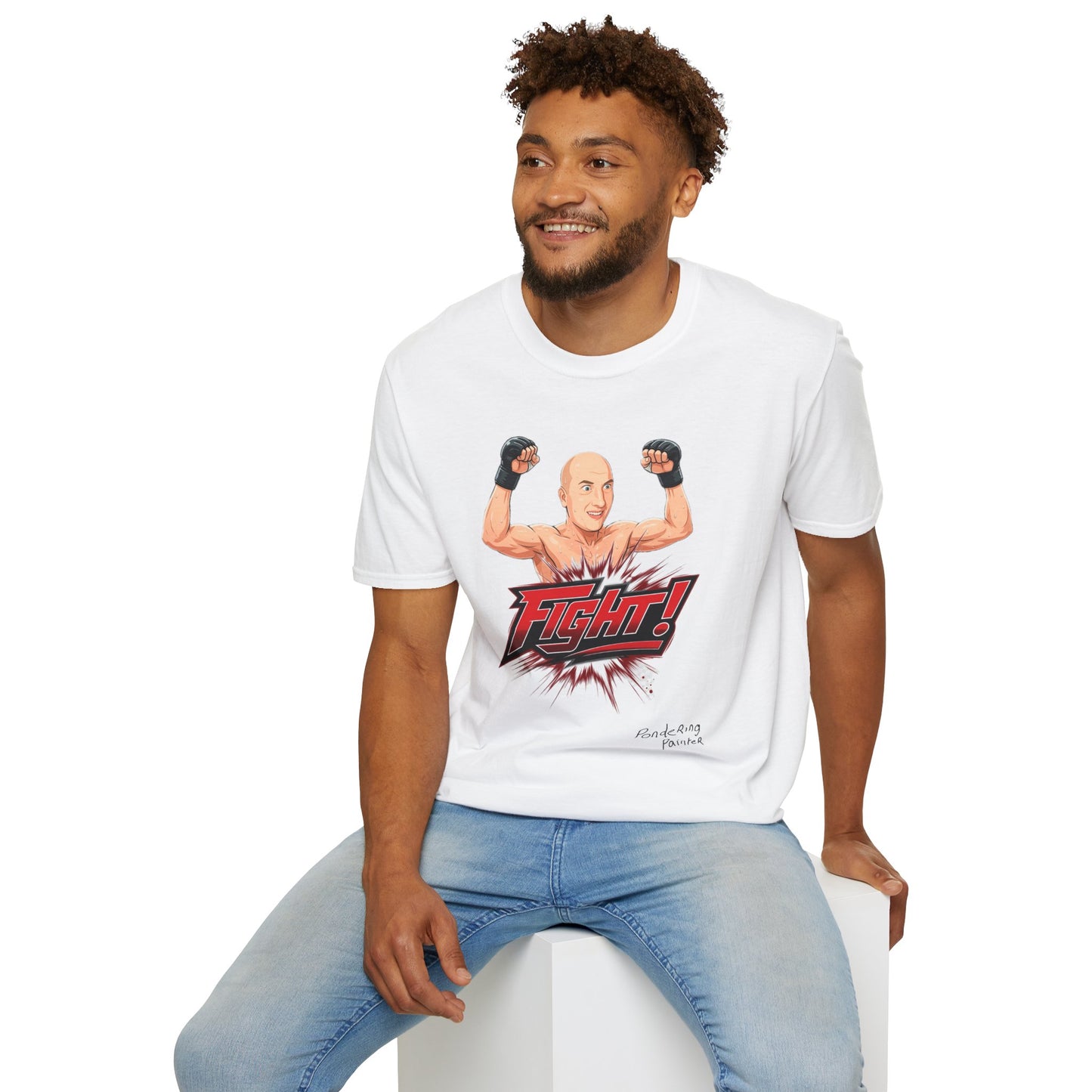 FIGHT! Pondering Painter T-Shirt