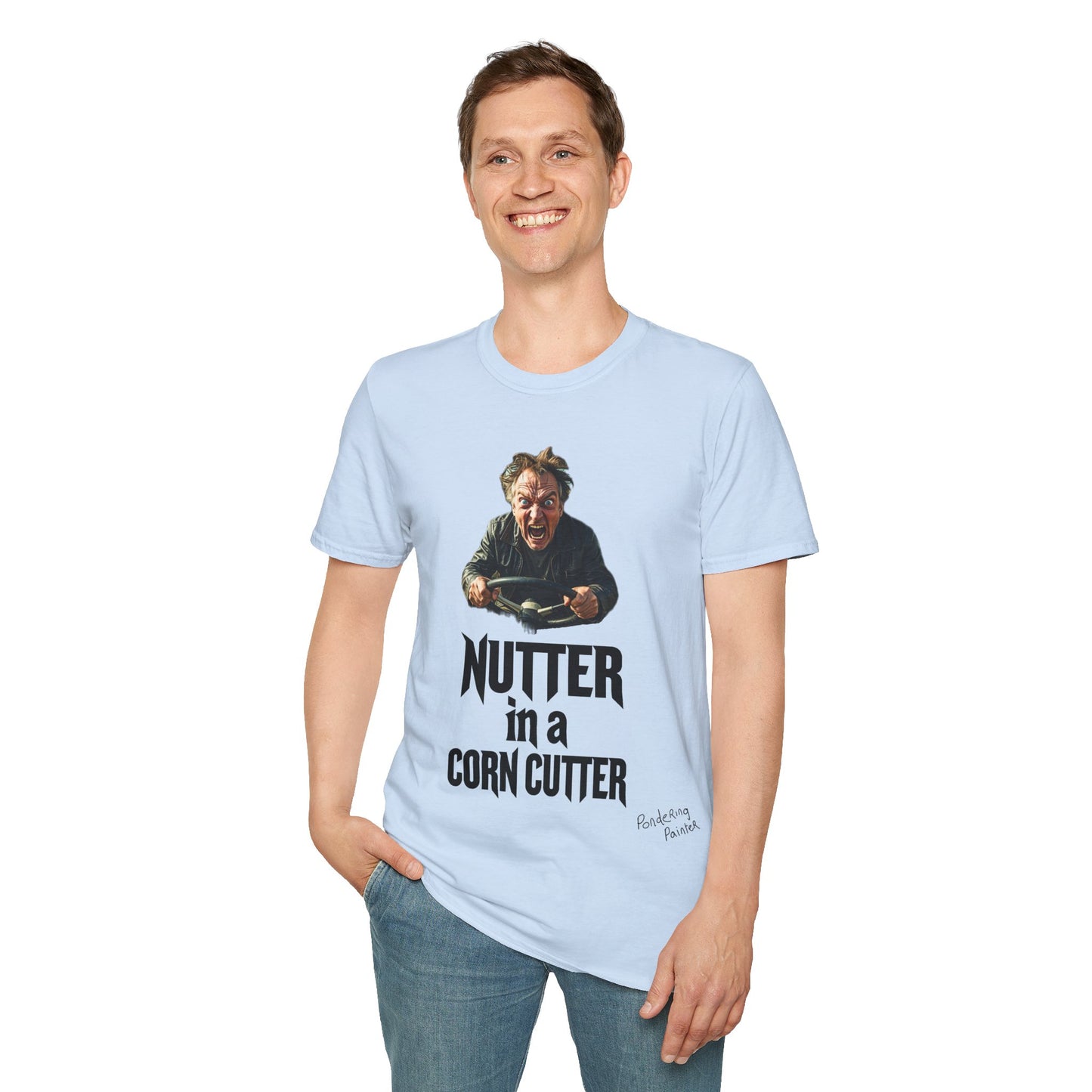 Nutter in a Corn Cutter T-Shirt