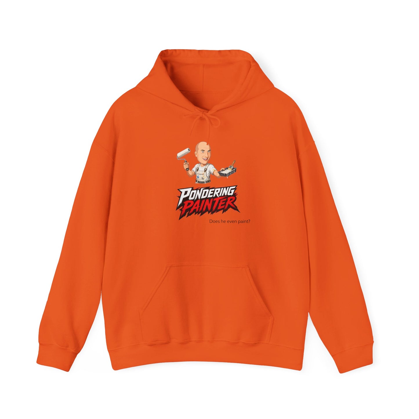 Pondering Painter Actually Painting Hoodie