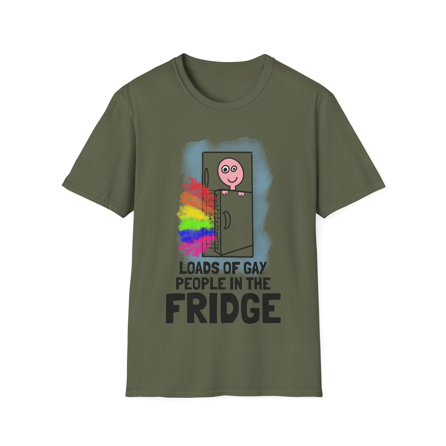 "Loads of Gay People in the Fridge" T-SHIRT