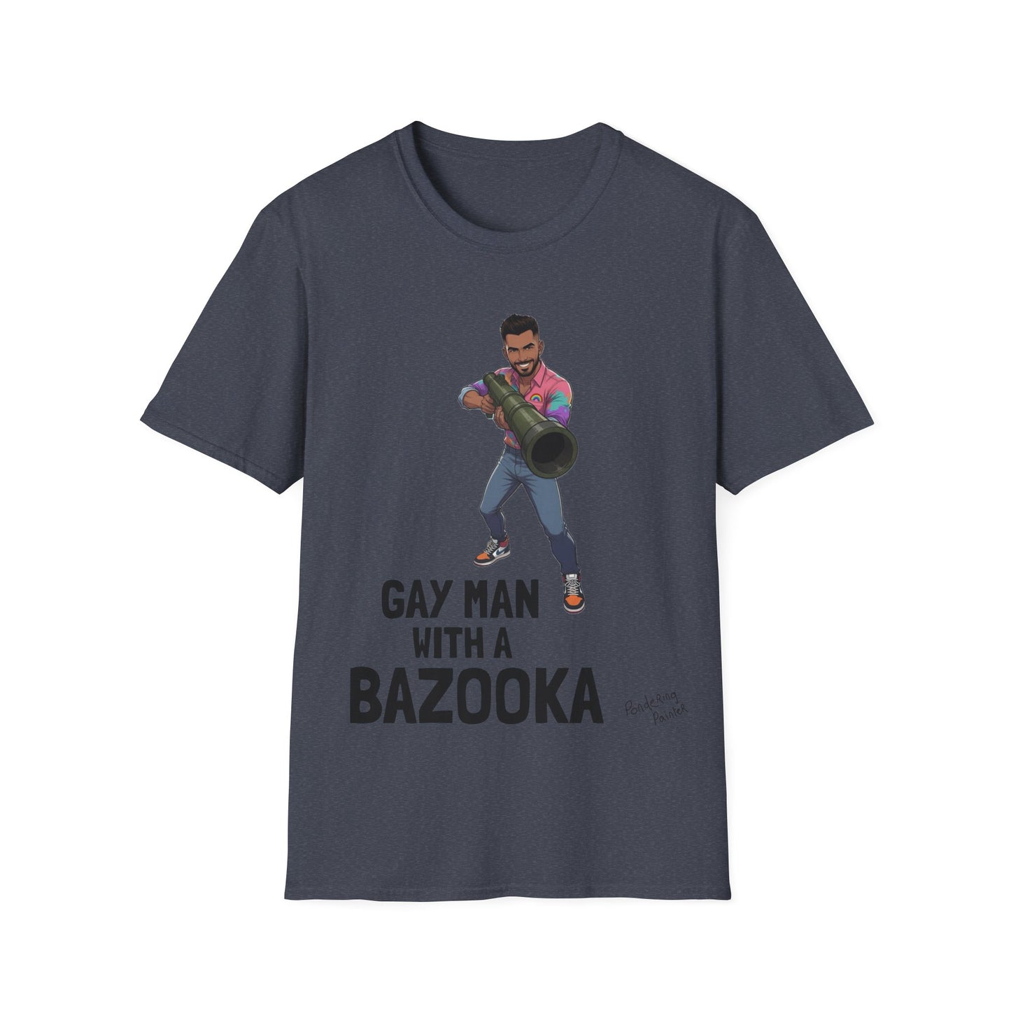 Gay Man With a Bazooka T-Shirt
