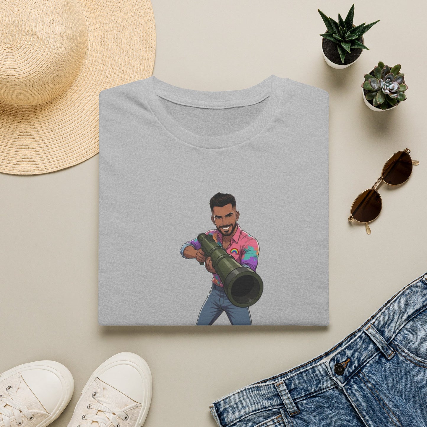 Gay Man With a Bazooka T-Shirt
