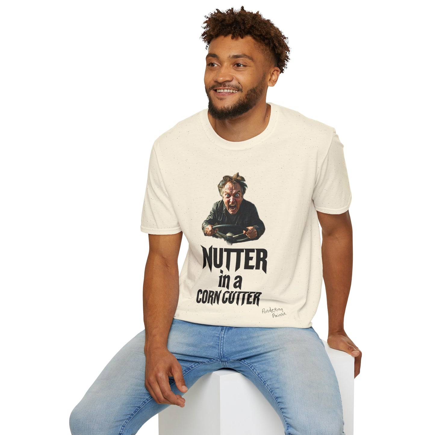 Nutter in a Corn Cutter T-Shirt