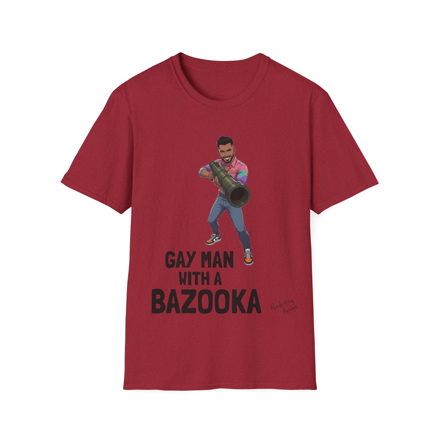 Gay Man With a Bazooka T-Shirt