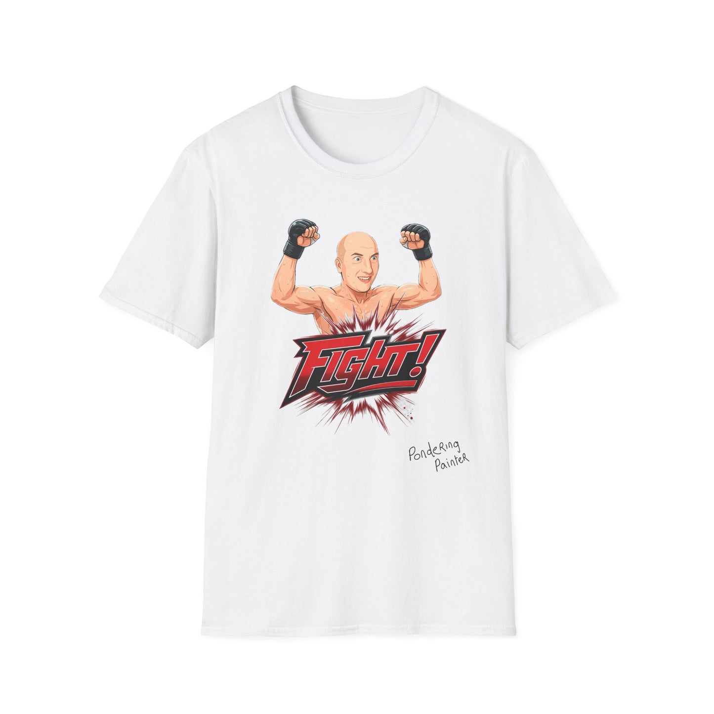 FIGHT! Pondering Painter T-Shirt