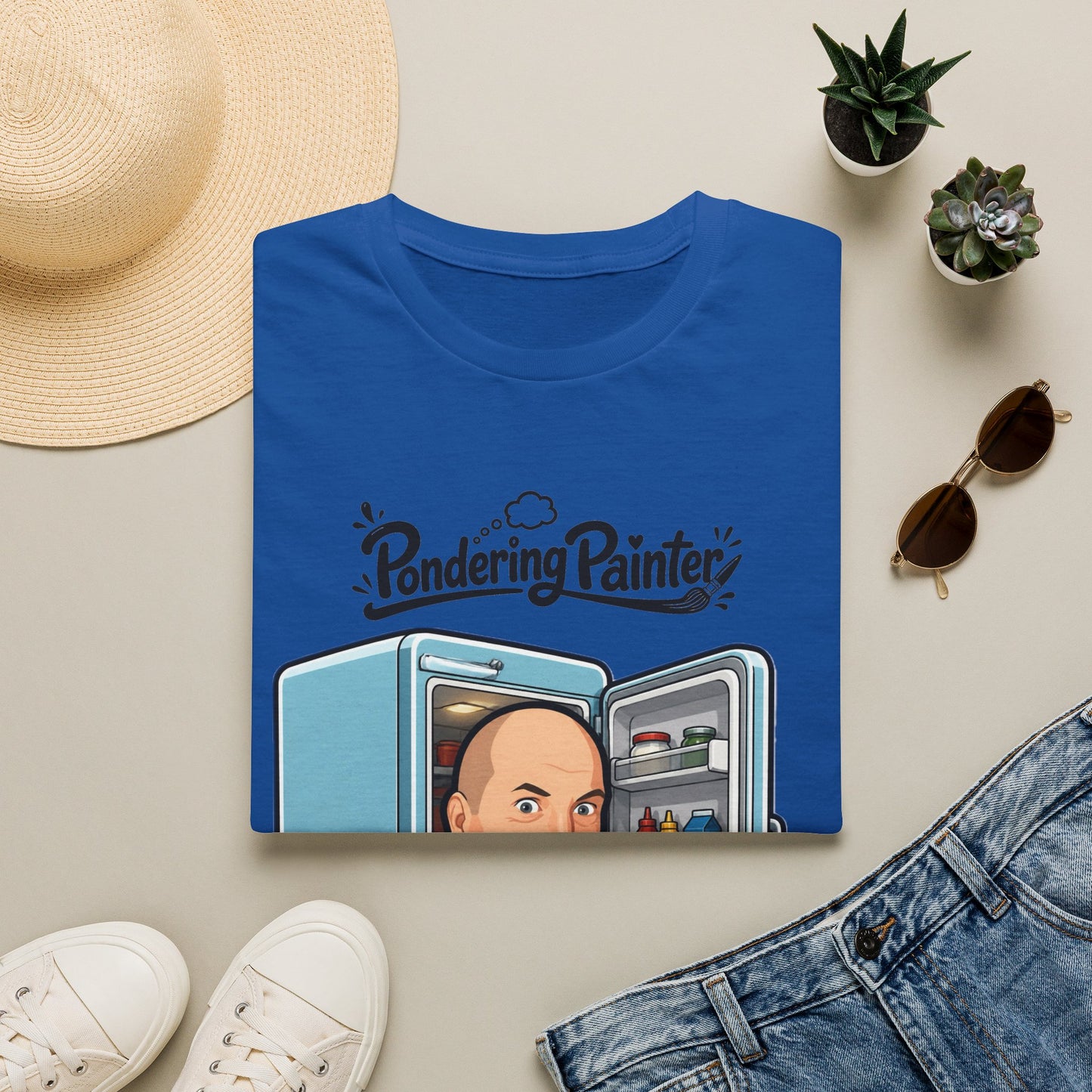 Pondering Painter In my fridge T-Shirt