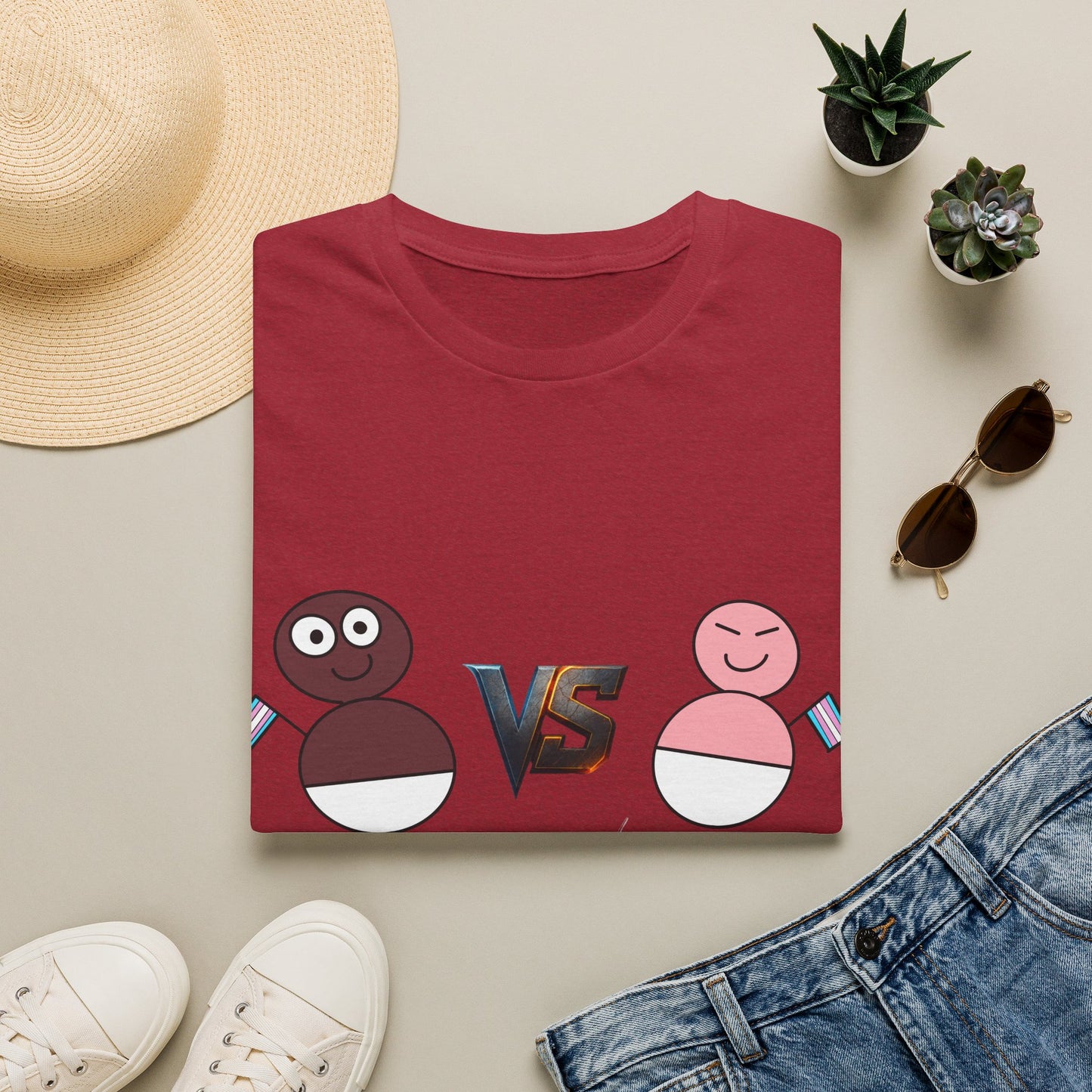 African Transgender Baby VS Chinese Transgender Baby FIGHT T-shirt