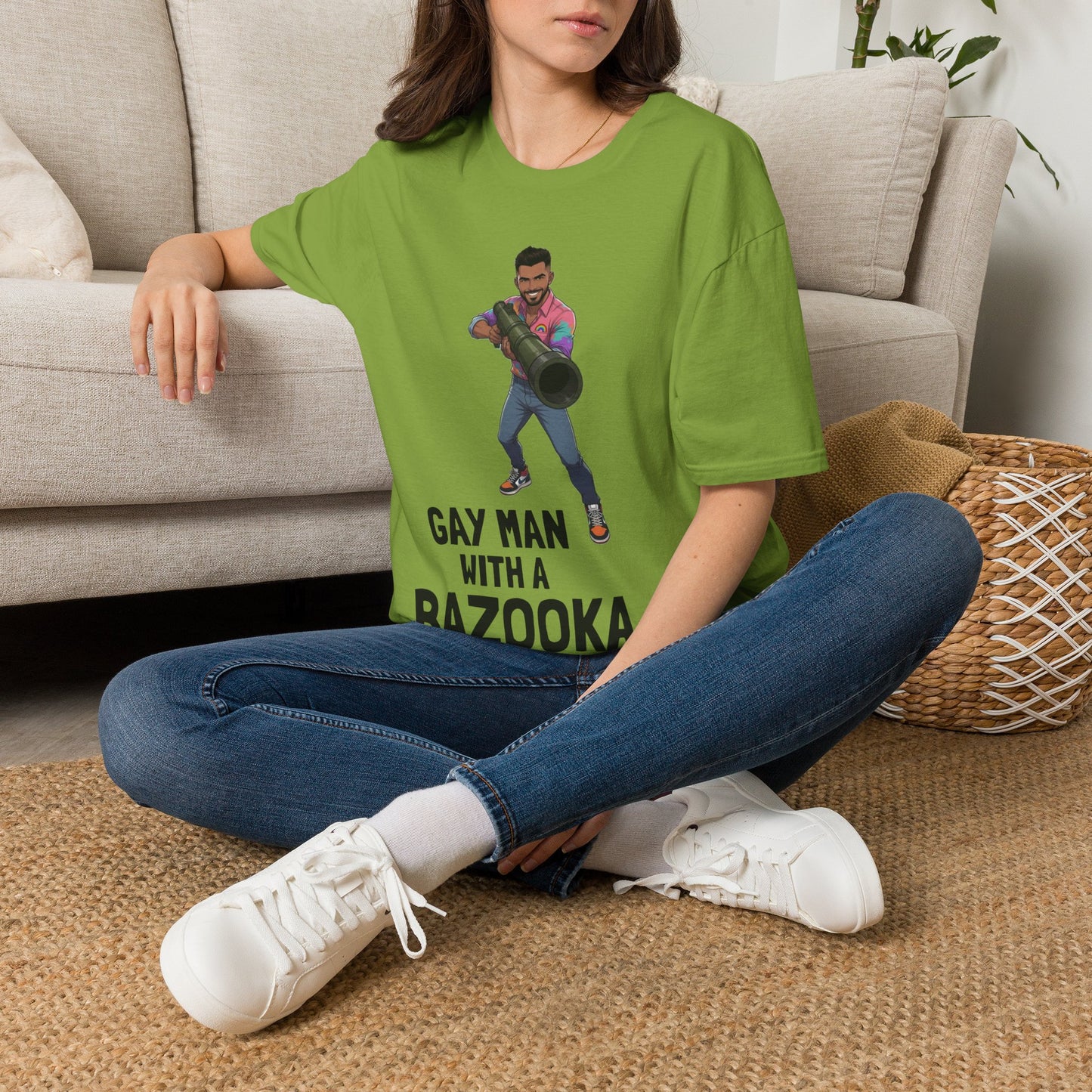 Gay Man With a Bazooka T-Shirt