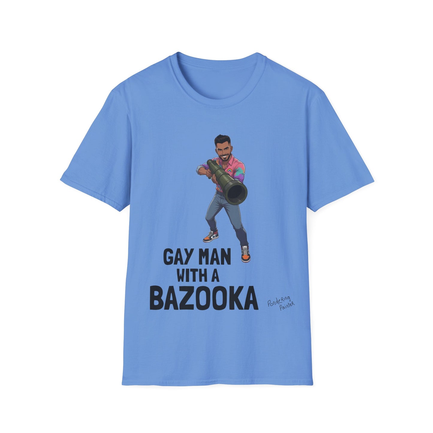 Gay Man With a Bazooka T-Shirt