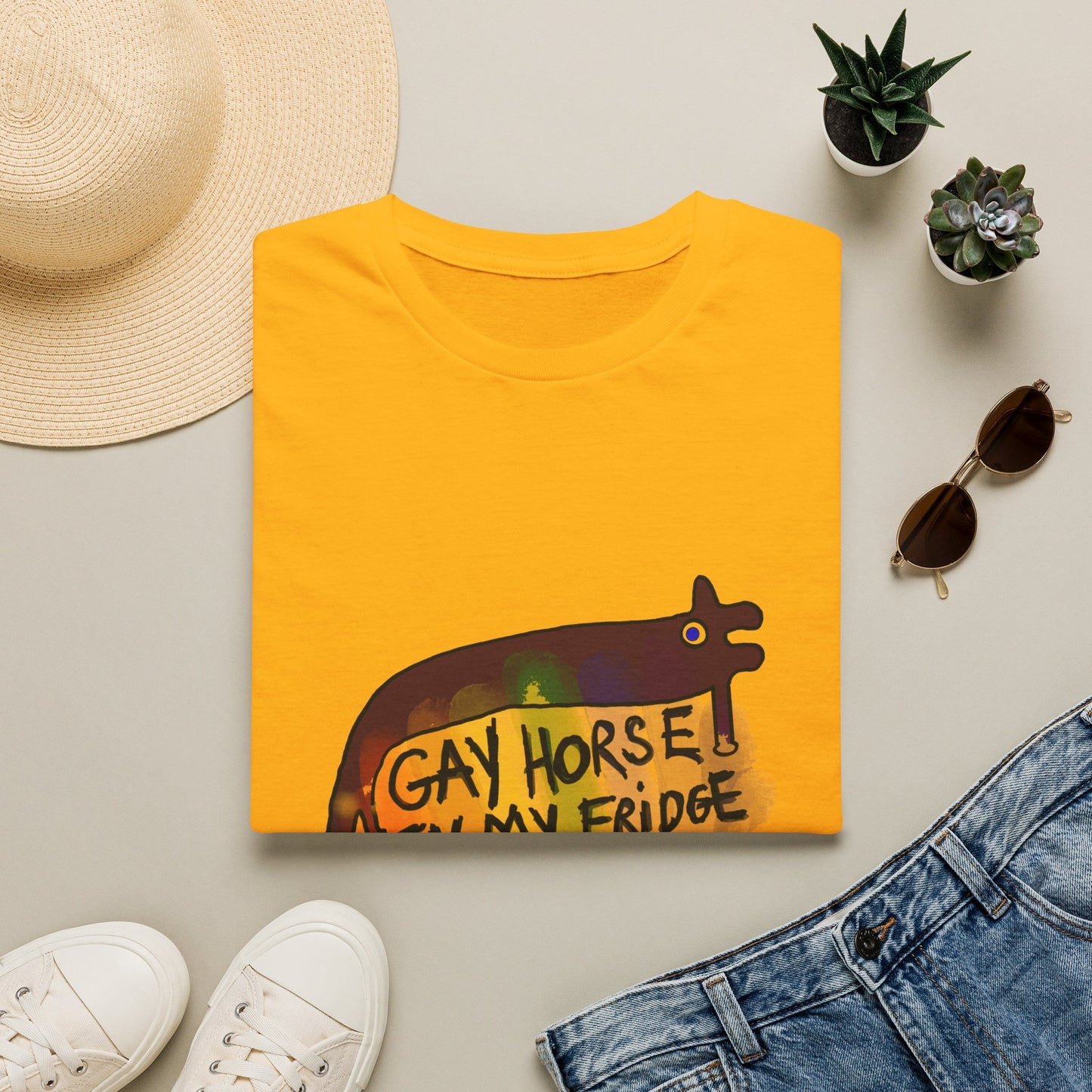 Gay Horse in My Fridge T-Shirt