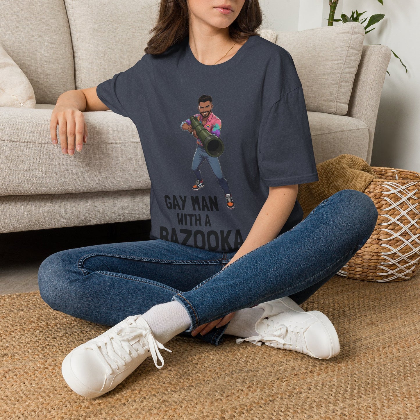 Gay Man With a Bazooka T-Shirt