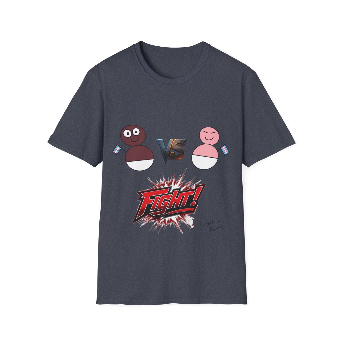 African Transgender Baby VS Chinese Transgender Baby FIGHT T-shirt