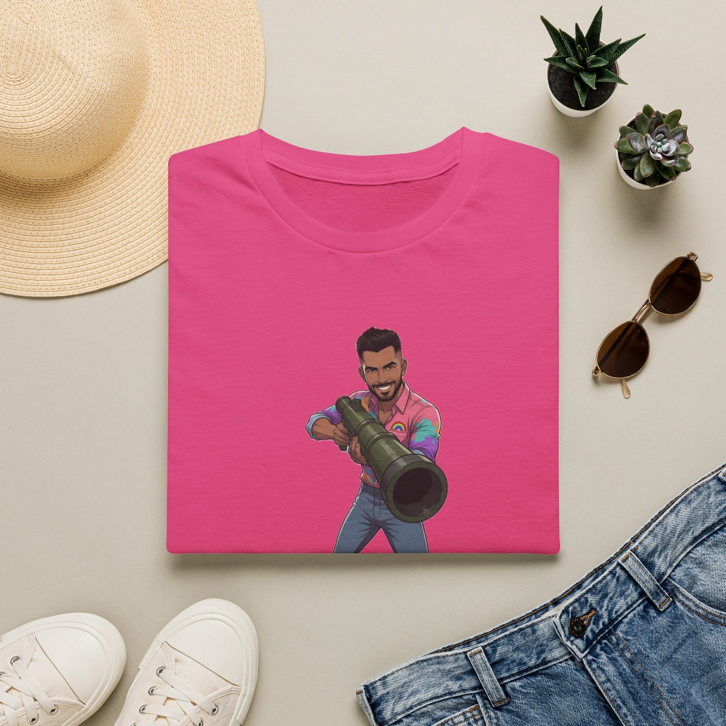 Gay Man With a Bazooka T-Shirt