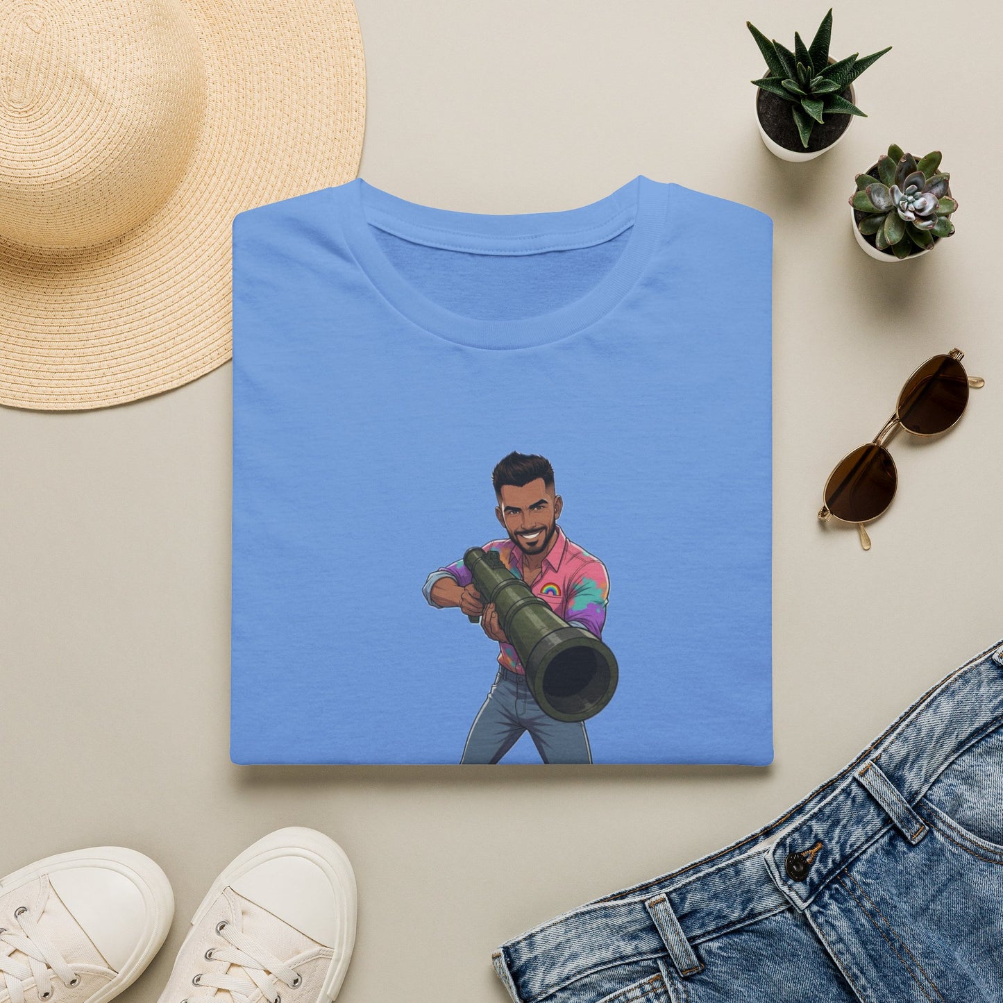 Gay Man With a Bazooka T-Shirt