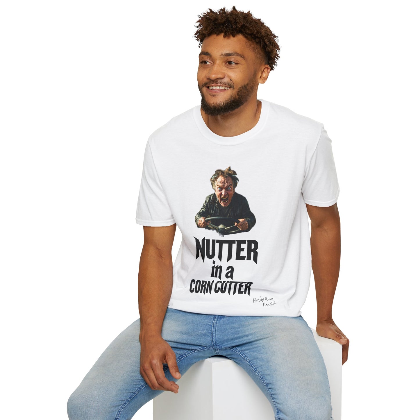 Nutter in a Corn Cutter T-Shirt