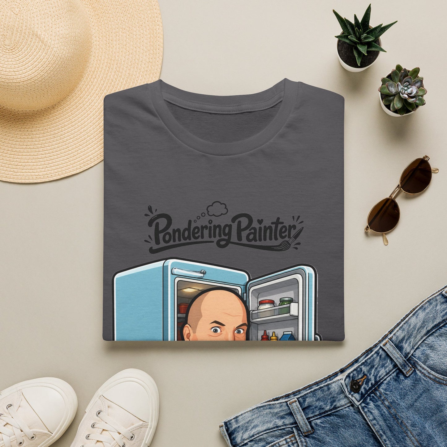 Pondering Painter In my fridge T-Shirt