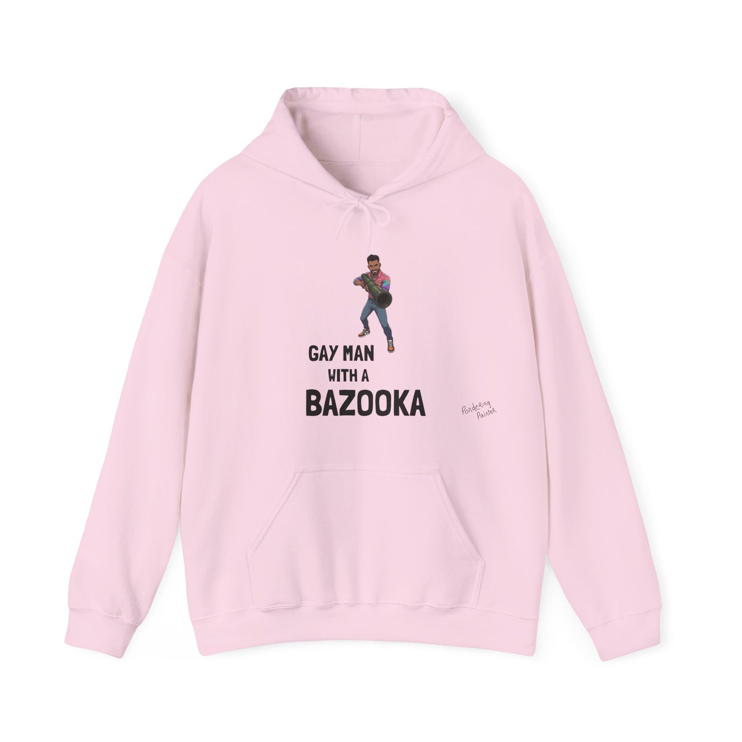 Gay Man With a Bazooka Hoodie