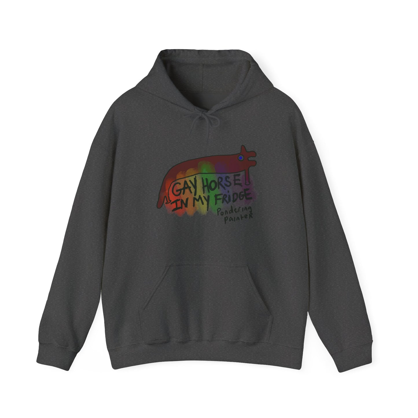 Gay Horse in My Fridge Hoodie