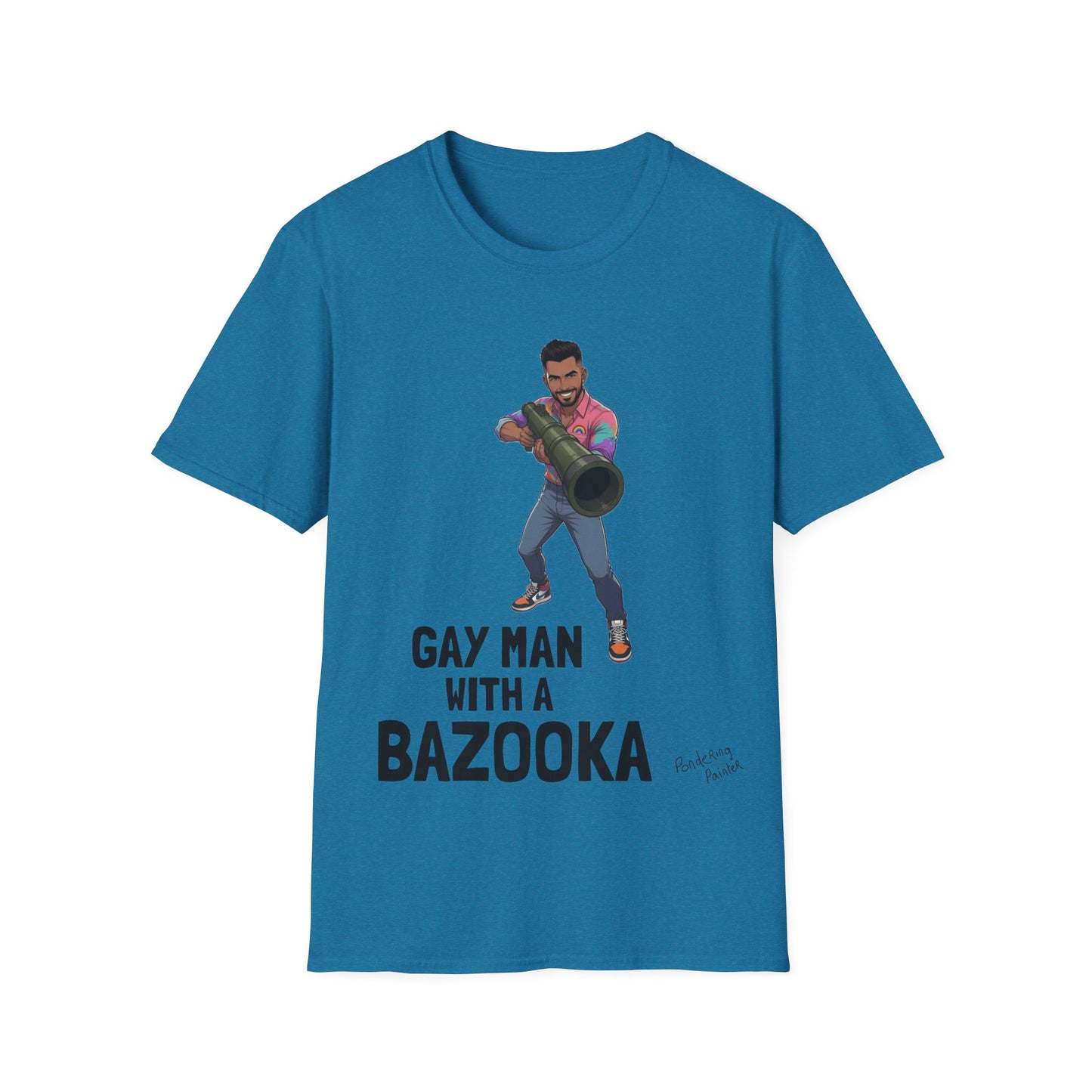 Gay Man With a Bazooka T-Shirt