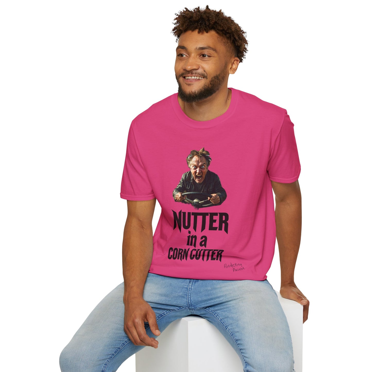 Nutter in a Corn Cutter T-Shirt