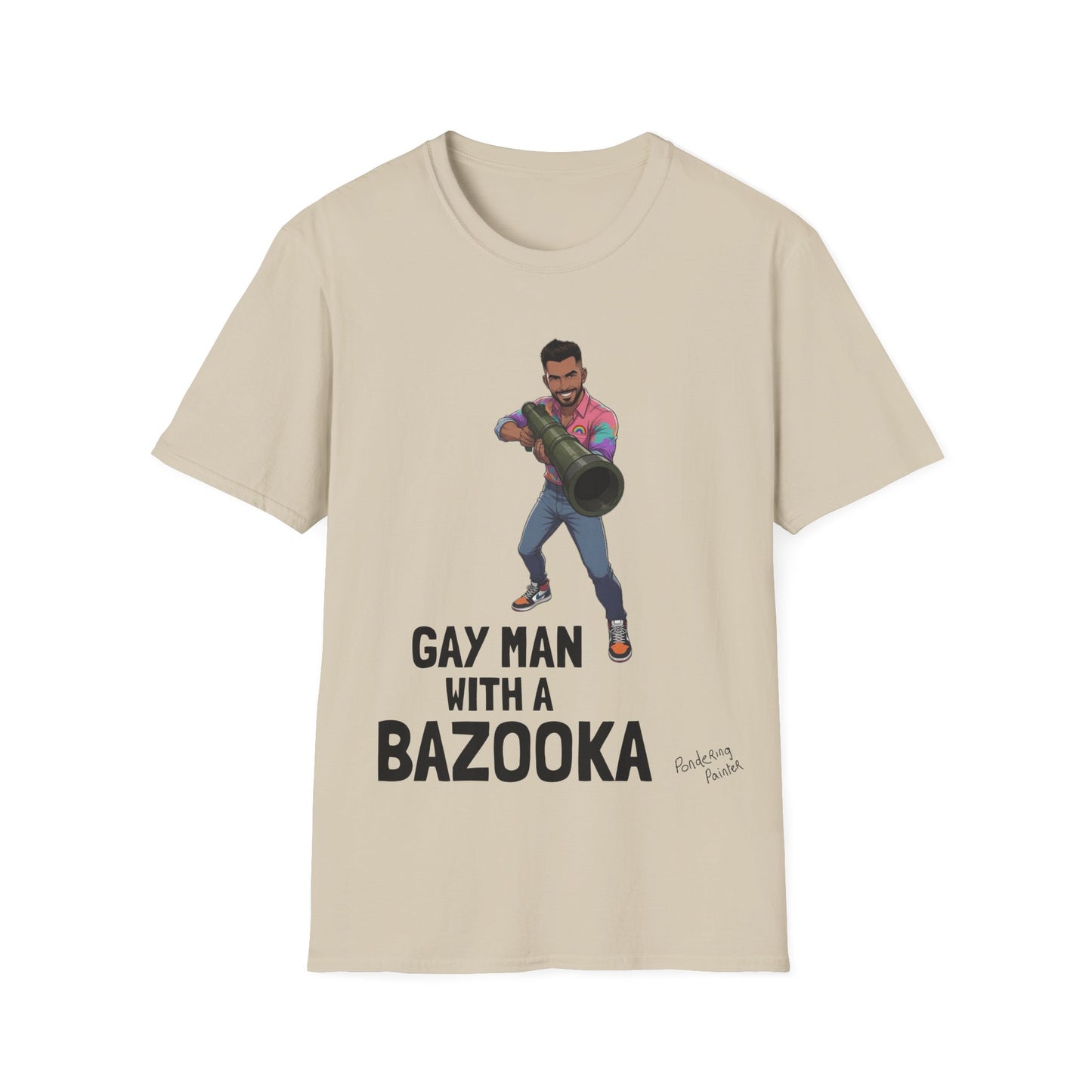 Gay Man With a Bazooka T-Shirt