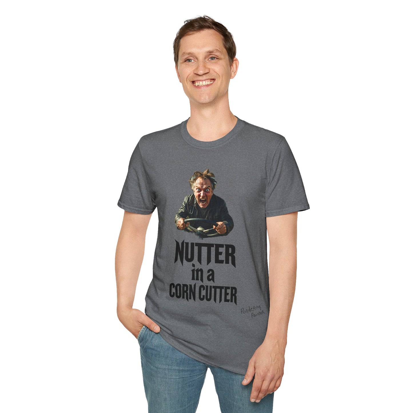 Nutter in a Corn Cutter T-Shirt