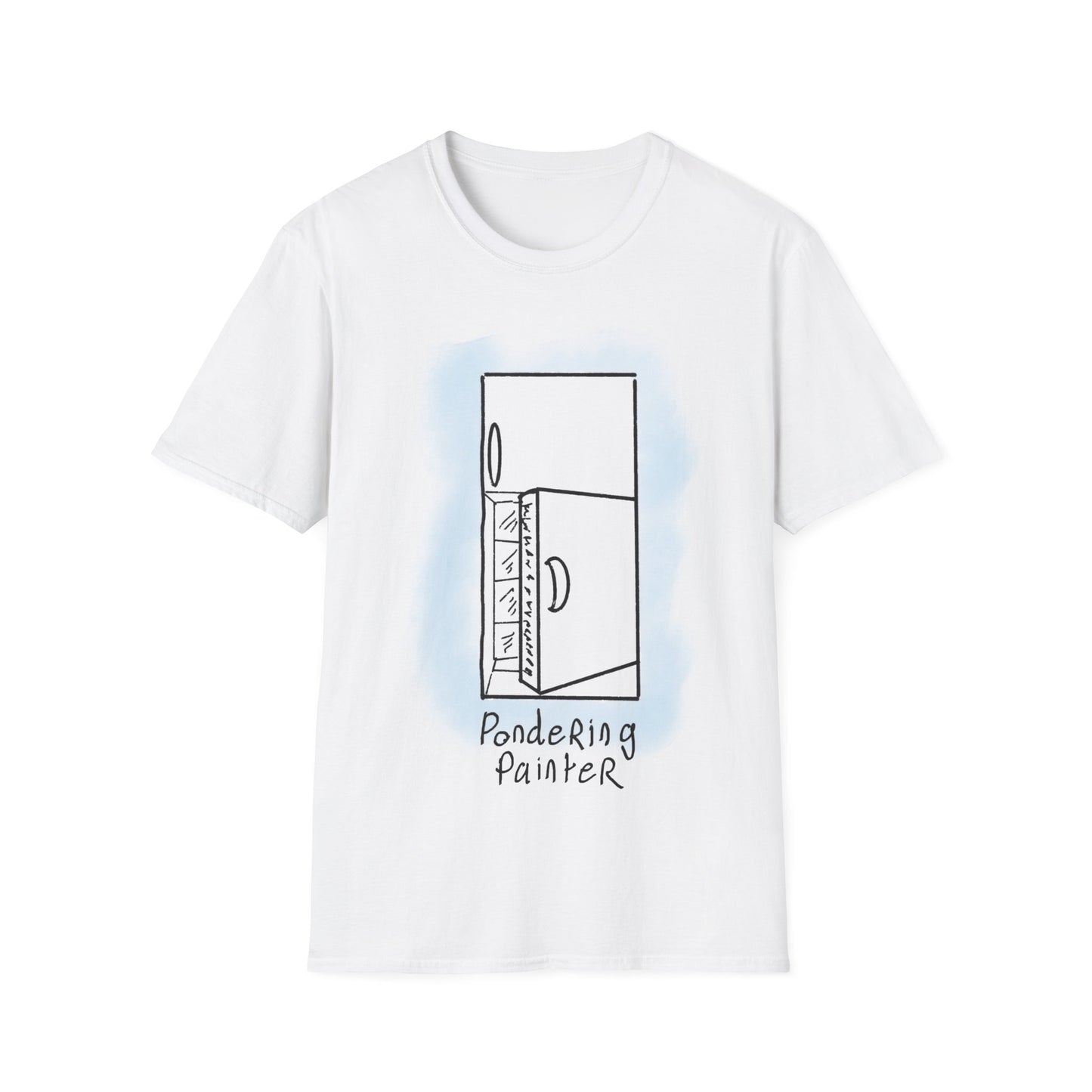 Pondering Painter Fridge Art T-Shirt